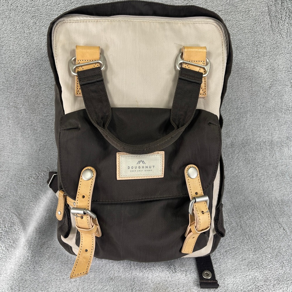 Doughnut Backpack Unisex Medium Brown Macaroon Classic Series Water Repellent